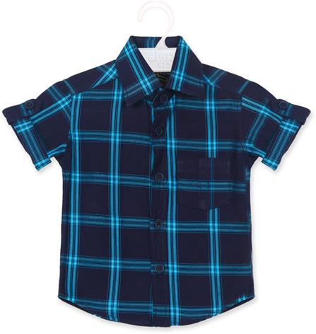 25537 Chaz Kids Boys Shirt Half Sleeve Boys Shirt