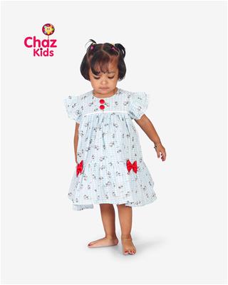 27783 Chaz Kids Baby Dress Cotton Frock Muslin Cotton